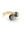Bague 58 Bague en or jaune avec diamants 58 Facettes