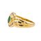 Bague 50 Bague  Or jaune Emeraude, Diamant 58 Facettes 4191878CN