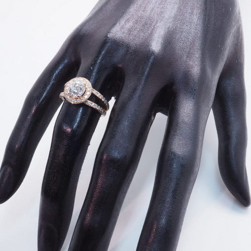 Bague Bague solitaire or jaune diamants 58 Facettes 4337