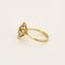 Bague 49 Bague en or jaune et diamants 58 Facettes GU264