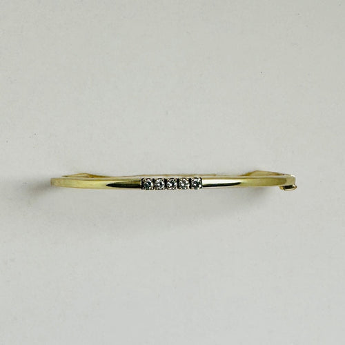 Bracelet Bracelet en or jaune avec diamants 58 Facettes 2502030