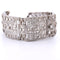 Bracelet Bracelet Antique Deco, en platine avec diamants 58 Facettes