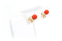 Boucles d'oreilles Boucles d'oreilles Art Déco en or jaune serties de corail 58 Facettes B540