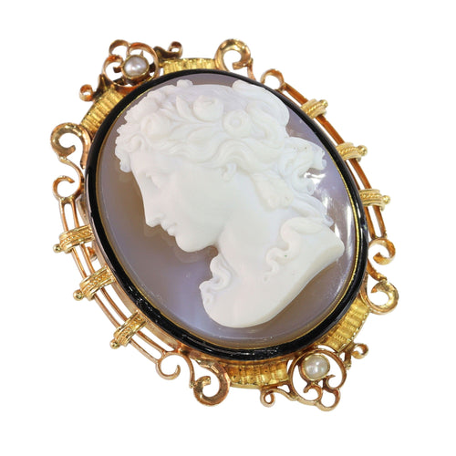 Montre Camée victorien : un aperçu des bijoux français du XIXe siècle 58 Facettes 15209-0125