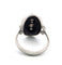 Bague 50 Bague en platine avec diamants et onyx 58 Facettes