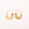 Boucles d'oreilles Boucles d'oreilles créoles savoyardes trois ors 58 Facettes