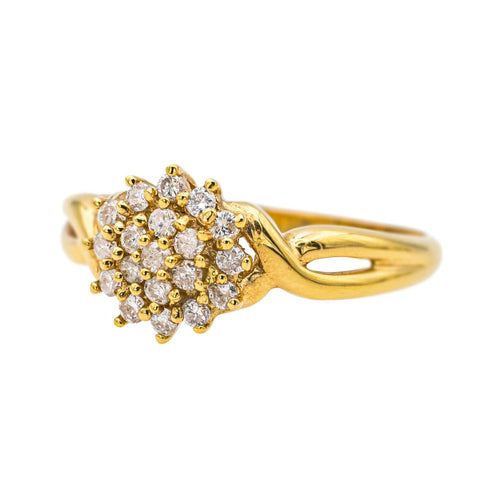 Bague 56 Bague Or jaune Diamant 58 Facettes 578401CD