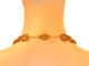 Collier Or géorgien : collier exquis en citrine cannetille 58 Facettes 14171-0037