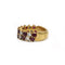 Bague 49 Bague - or jaune 750 - diamants et rubis 58 Facettes 1087