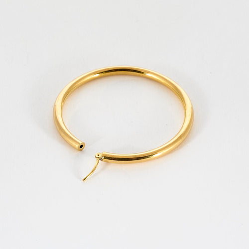 Boucles d'oreilles Anneaux d'oreilles en or jaune 58 Facettes COL28822