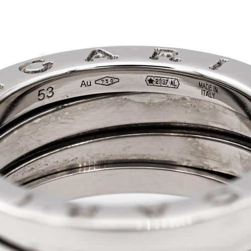 Bague 53 Bulgari Bague B.Zéro1 Or blanc 58 Facettes 2711916CN