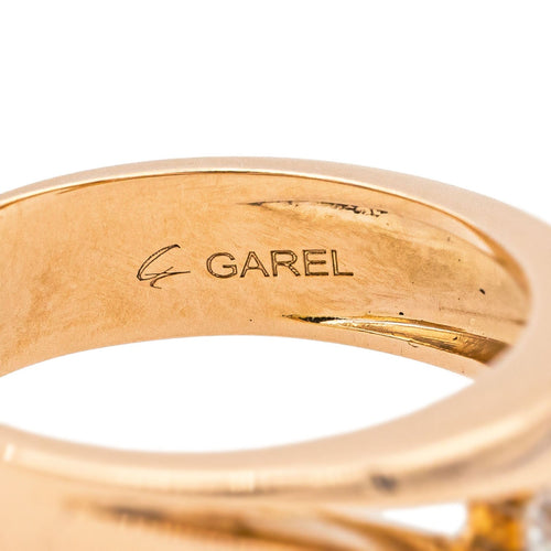 Bague 52.5 Garel Bague Solitaire  Or rose Diamant 58 Facettes 3777150CN