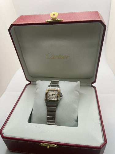 Montre Cartier Santos Galbée Lady 1057930 58 Facettes