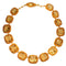 Collier Or géorgien : collier exquis en citrine cannetille 58 Facettes 14171-0037
