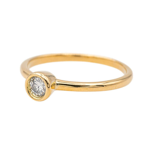 Bague 60.5 Bague Solitaire Or jaune Diamant 58 Facettes 2638294CN