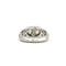 Bague 50 Bague or blanc et diamants 58 Facettes 220453R