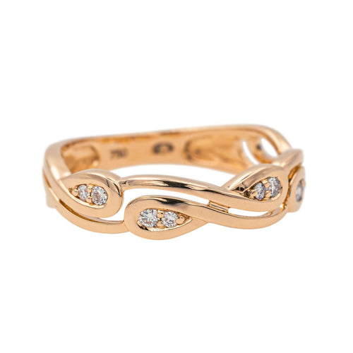 Bague 52.5 Bague Or rose Diamant 58 Facettes 4098647RV