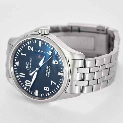 Montre IWC - Pilot Mark XVII - Montre en acier à boitier rond et à mouvement automatique 58 Facettes B240620
