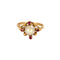 Bague 52 Bague or jaune, perle de culture et rubis 58 Facettes PAL30165