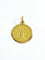 Pendentif Médaille Zodiaque Vierge Or 58 Facettes