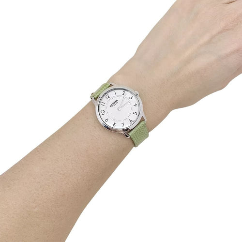 Montre Montre Hermès, "Slim", acier. 58 Facettes 34127