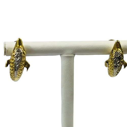 Boucles d'oreilles Boucles d'Oreilles 2 Ors avec Emeraudes et Diamants 58 Facettes 20400000819