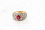 Bague 61 Bague large rubis diamants 58 Facettes 250220