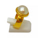 Bague 54 Bague or jaune demi perle 58 Facettes 330064900