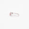 Bague Bague or blanc saphir rose diamants 58 Facettes