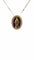 Collier Pendentif médaille miraculeuse or et diamants sur chaine coulissante 58 Facettes
