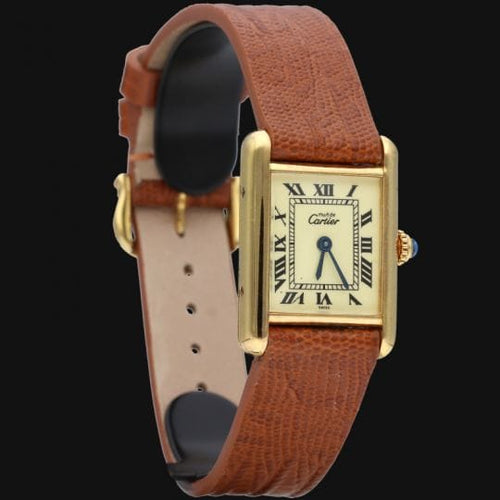 Montre Cartier Montre Tank Vermeil 58 Facettes MT44800