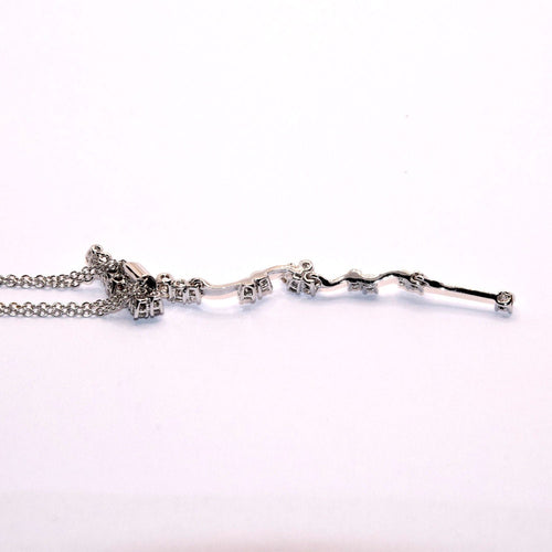 Collier Collier DAVITE E DELUCCHI en or blanc et diamants 58 Facettes 0002