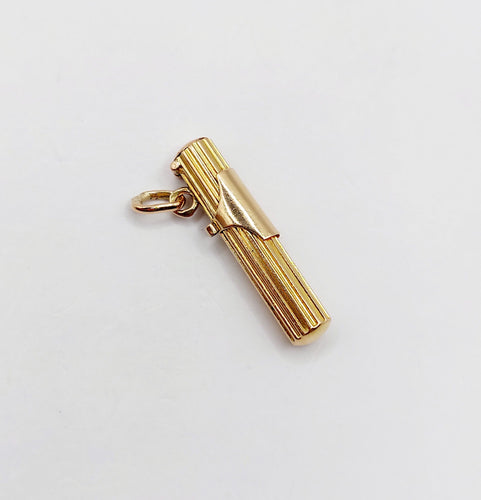 Pendentif Pendentif mezouzah vintage or jaune 58 Facettes A05545