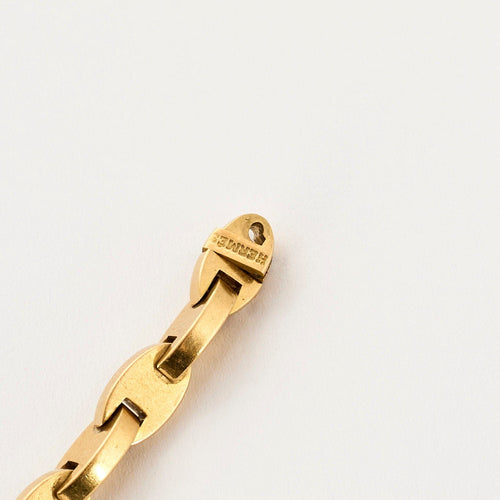 HERMÈS x Georges Lenfant - Bracelet maille chaine d'ancre stylisée en or jaune 58 Facettes LBV4