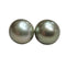 Boucles d'oreilles Boucles d'oreilles en perles vertes de Tahiti, or blanc et diamants 58 Facettes T105