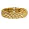 Bracelet Bracelet articulé en or jaune à maille peau de serpent 58 Facettes LIS2032