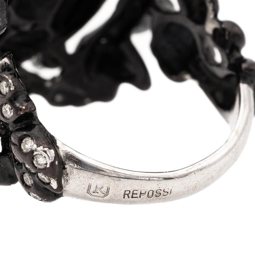 Bague 51 Repossi Bague Nérée Or noir Diamant 58 Facettes 577670GD