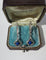 Boucles d'oreilles Boucles d’oreilles pendantes Art Déco lapis lazuli diamants 58 Facettes