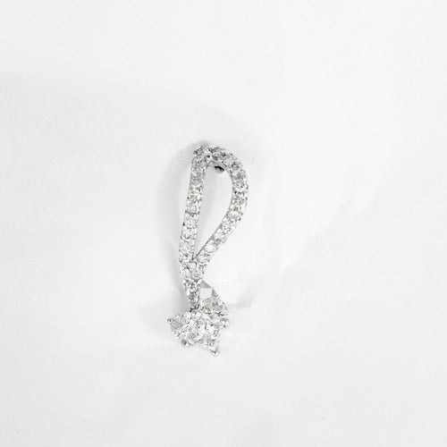 Boucles d'oreilles Boucles d'oreilles or blanc diamants 58 Facettes LP29/16