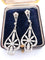 Boucles d'oreilles Boucles d'oreilles en platine serties de diamants 58 Facettes