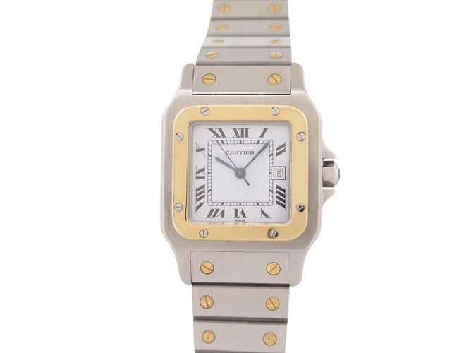 Montre vintage montre CARTIER santos carre gm 1172961 29 mm automatique 58 Facettes 265272