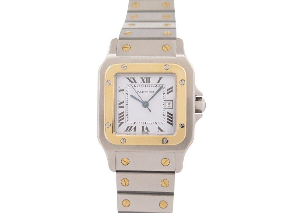 Montre vintage montre CARTIER santos carre gm 1172961 29 mm automatique 58 Facettes 265272