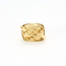 Bague 53 BAGUE CITRINE OR JAUNE 58 Facettes M8888