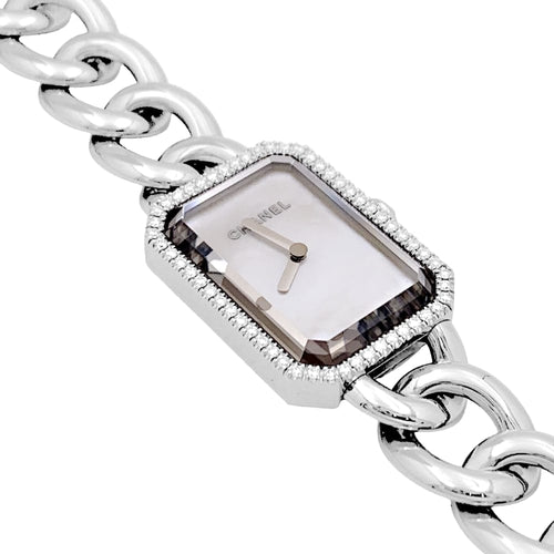 Montre Montre Chanel "Première chaine", acier, nacre et diamants 58 Facettes 35048