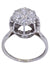 Bague 55 Bague or blanc diamants 58 Facettes 090271