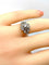 Bague 52 Bague or blanc et diamants, vers 1930 58 Facettes AB651