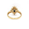 Bague 52 Bague - Or jaune, Diamants & Saphir 58 Facettes 250119R