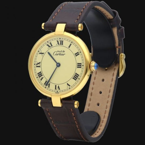 Montre Cartier Montre Must De Cartier Vermeil 58 Facettes MT41215