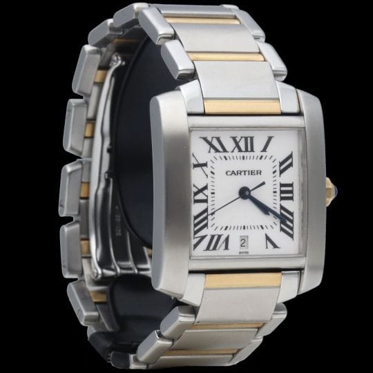 Montre Cartier Montre Tank Francaise Gm 58 Facettes MT40807