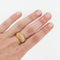 Bague 53 BAGUE OR JAUNE 18 CARATS 58 Facettes REF 5006/14